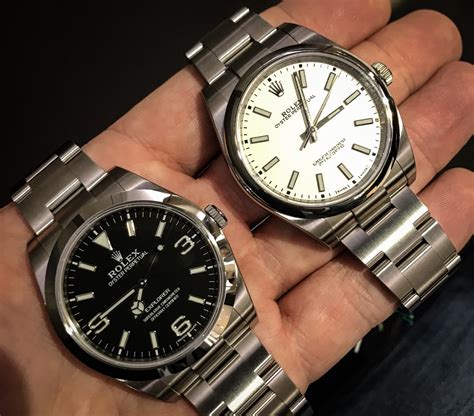 oyster perpetual vs rolex explorer.